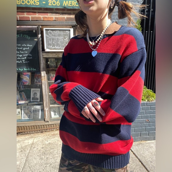 Brianna Cotton Thick Stripe Sweater – Brandy Melville